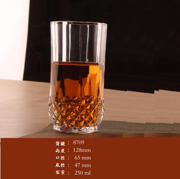 熱賣【1個】玻璃水杯洋酒杯（貨號：8709）