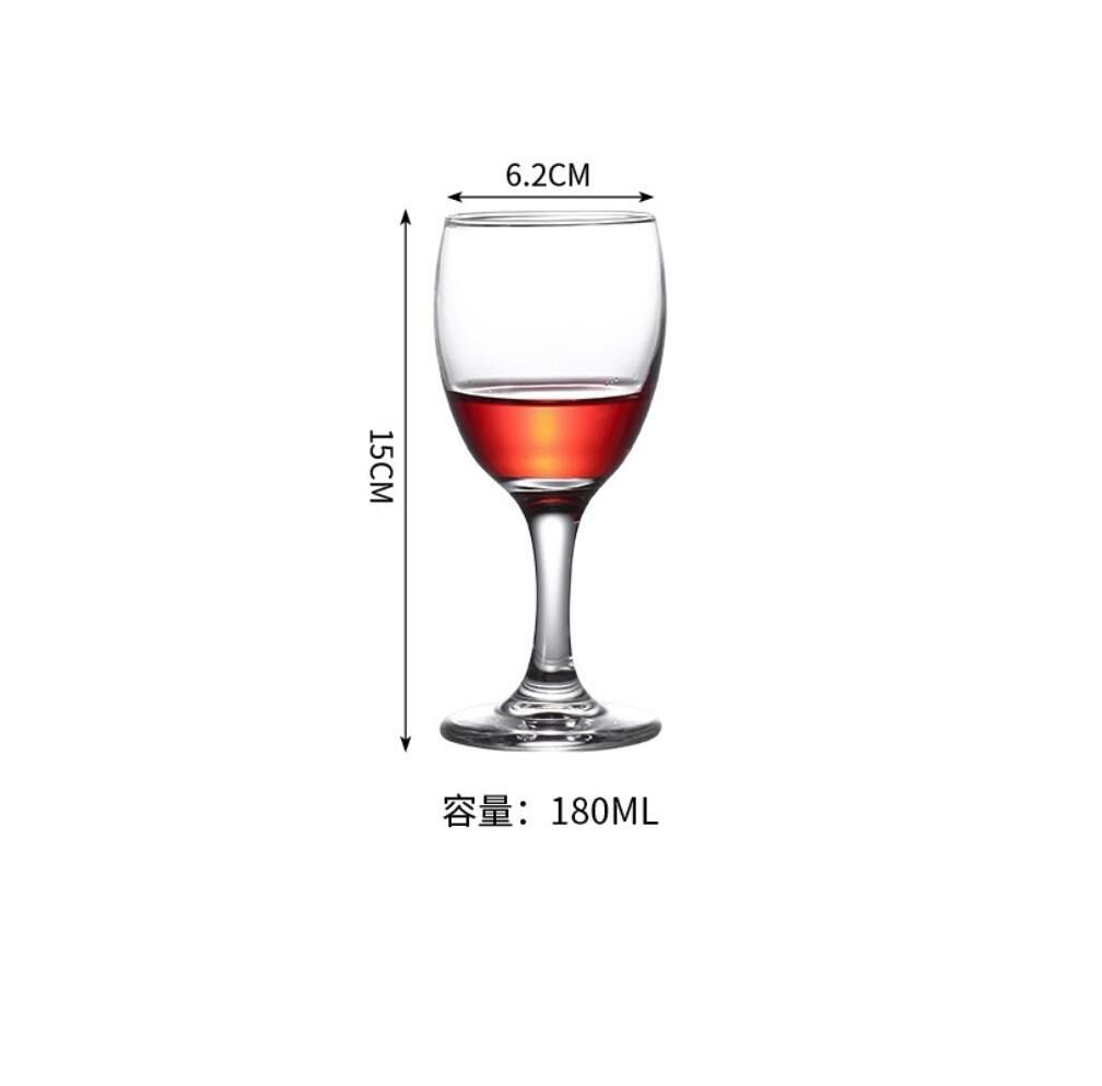 新款紅酒杯套裝高腳玻璃杯（180ml紅酒杯（103#-【6個裝】）