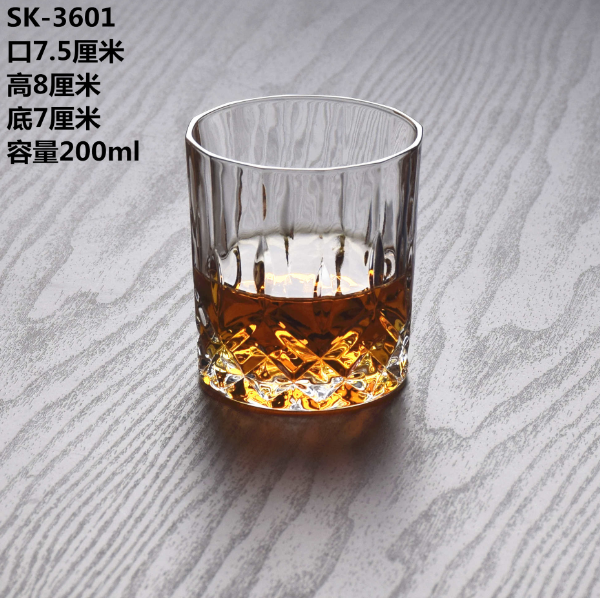 熱賣【1只】玻璃威士忌杯（貨號：SK-3601）