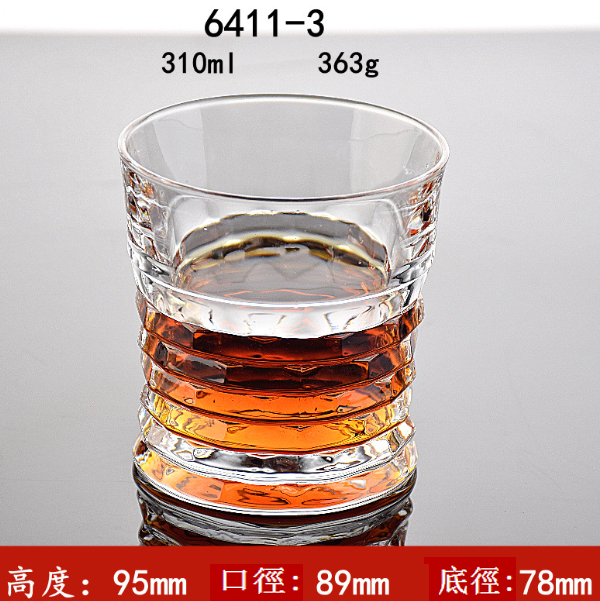 熱賣【1只】玻璃威士忌杯（貨號/容量：6411-3/310ml）