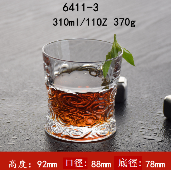 熱賣【1只】玻璃威士忌杯（貨號/容量：6411-31/310ml）
