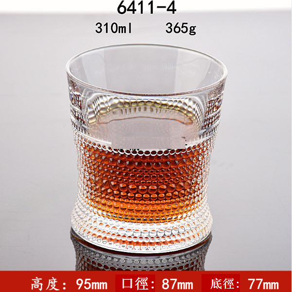 熱賣【1只】玻璃威士忌杯（貨號/容量：6411-4/310ml）