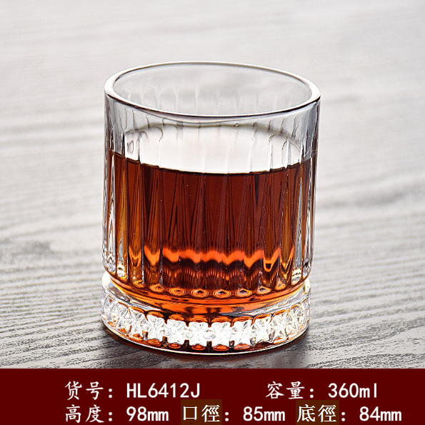 熱賣【1只】玻璃威士忌杯（貨號/容量：6411J/310ml）