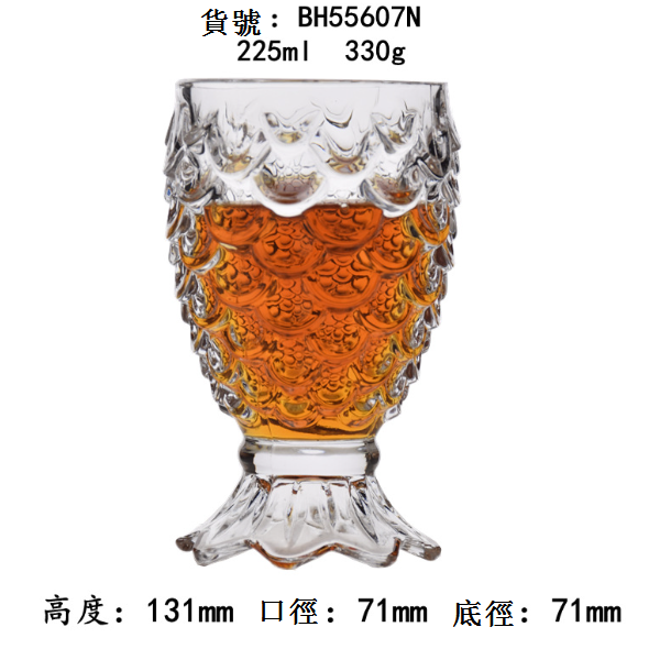 熱賣【1只】玻璃威士忌杯（貨號/容量：55607N/225ml）