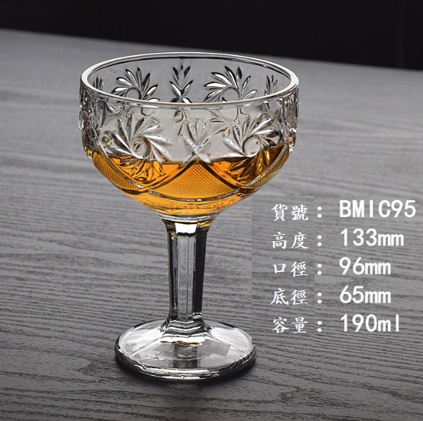 New [1 piece] glass butterfly-shaped red wine glass (item number: BMIC95)