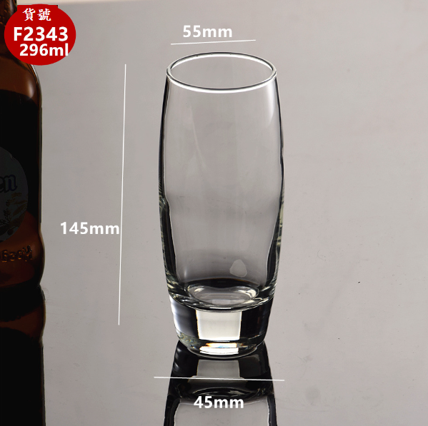 熱賣【1個】簡約玻璃杯子（貨號/容量：F2343/296ml）