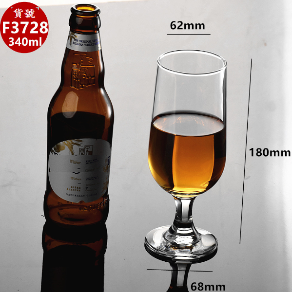 新款【1個】玻璃高腳酒杯（貨號/容量：F3728/340ml）
