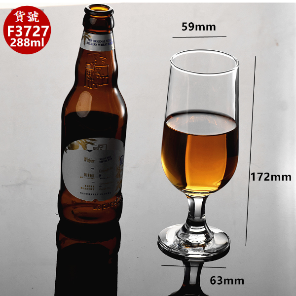 新款【1個】玻璃高腳酒杯（貨號/容量：F3727/288ml）