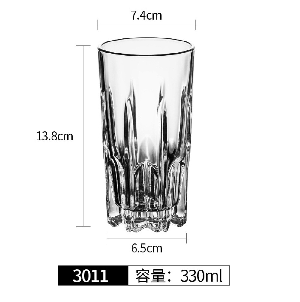 熱賣水晶玻璃柯林杯海波杯直身杯（3011柯林杯-【2個裝】）