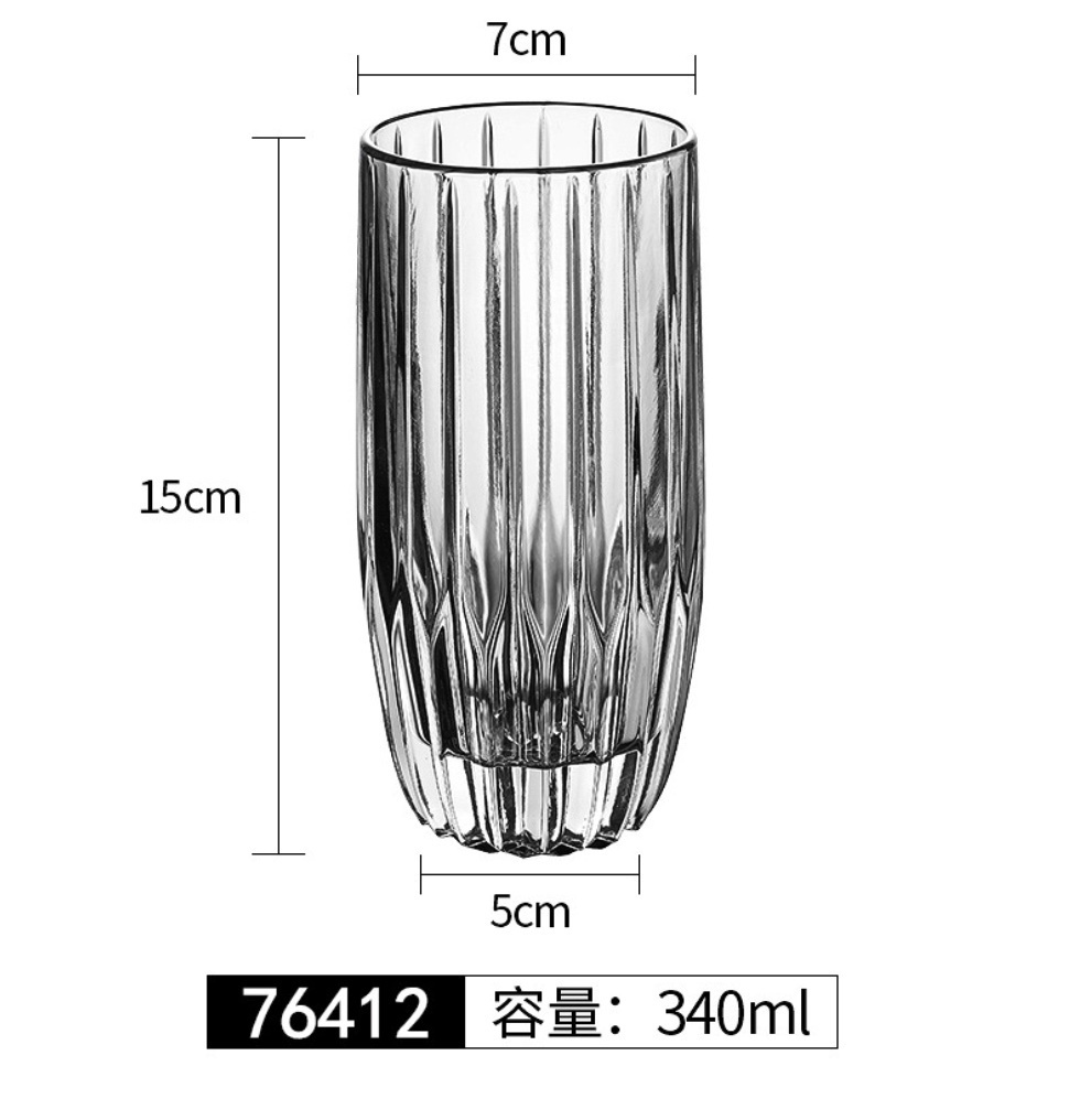 熱賣水晶玻璃柯林杯海波杯直身杯（76412柯林杯-【2個裝】）