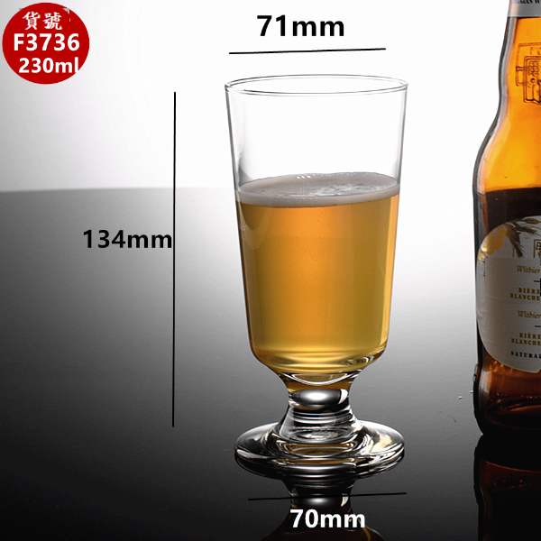 新款【1個】玻璃高腳酒杯（貨號/容量：F3736/230ml）