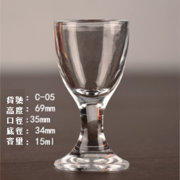 Hot sale [1 piece] glass tall wine glass (Specification: C-05)