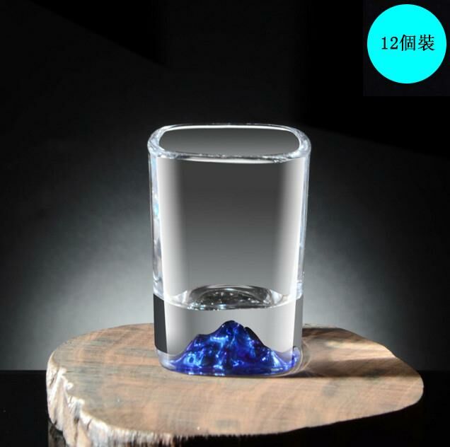 爆款【12個裝】酒杯（藍色)