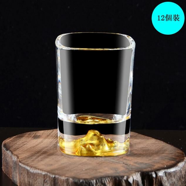 爆款【12個裝】酒杯（金色)