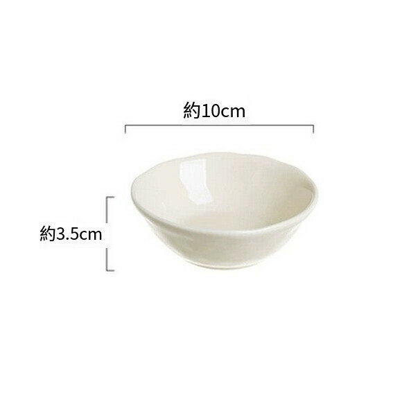 Hot recommended ceramic plate household dish plate deep plate rice bowl soup bowl tableware bowl plate (cream white dish)