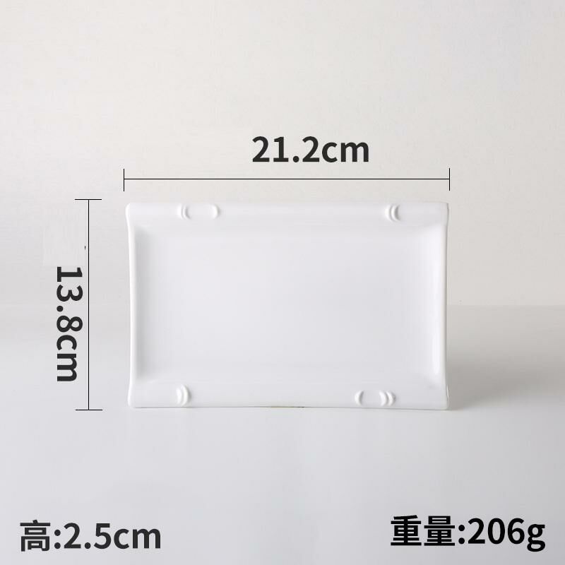 Hotly recommended creative melamine white restaurant plates and dishes (Model: 3328)