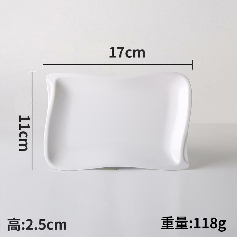 Hot recommended creative melamine white restaurant plate dinner plate (Model: 2105)