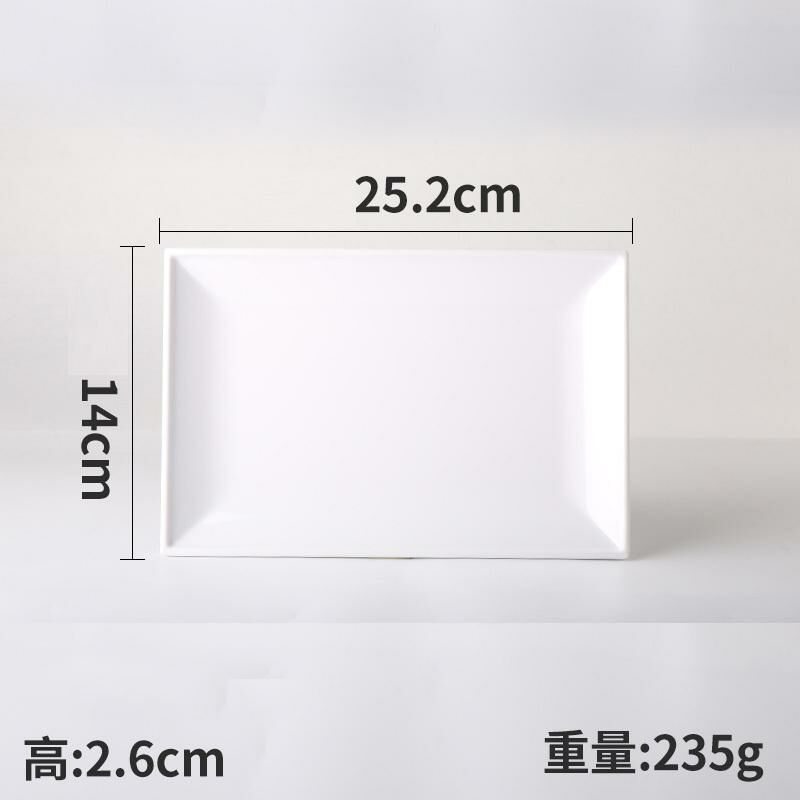 Hot recommended creative melamine white restaurant plate dinner plate (Model: 4810)