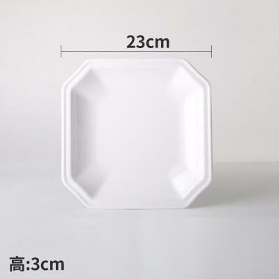 Hot recommended creative melamine white restaurant plate dinner plate (44412-9)