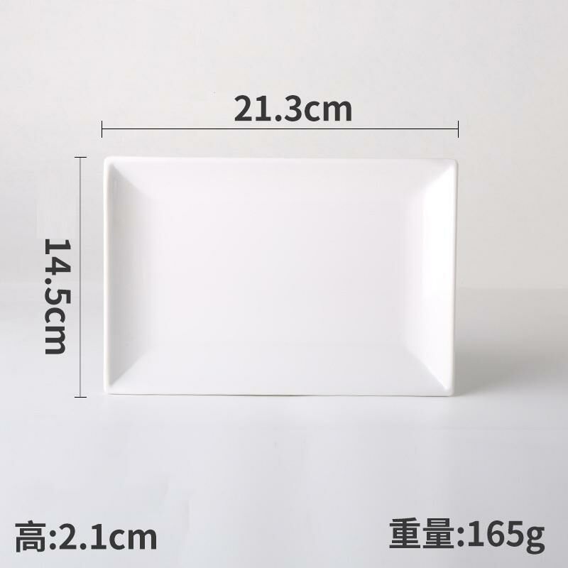 Hot recommended creative melamine white restaurant plate dinner plate (Model: 6185)