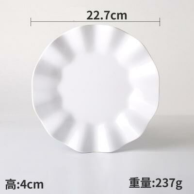 Hot Recommended Creative Melamine White Restaurant Plates (4409)
