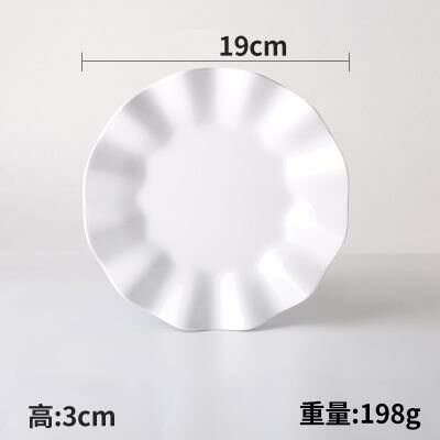 Hot recommended creative melamine white restaurant plates and dishes (4475)