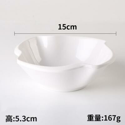 Hot recommended creative melamine white restaurant plate dinner plate (34001-6)