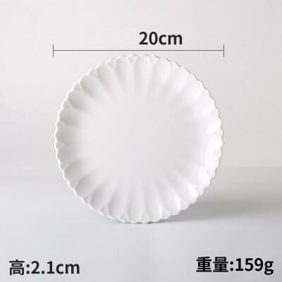 Hot Recommended Creative Melamine White Restaurant Plates (3408)