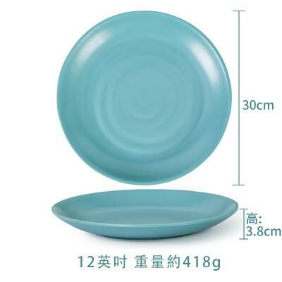 Hot recommended creative melamine anti-fall restaurant plate dinner plate (W7012)
