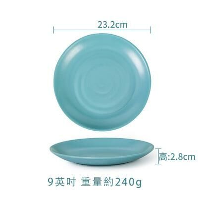 Hot recommended creative melamine anti-fall restaurant plate dinner plate (W7009)