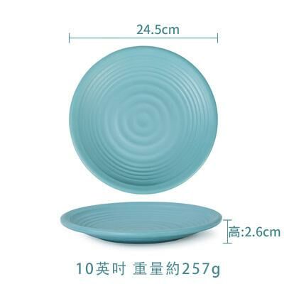 Hotly recommended creative melamine anti-fall restaurant plates (LJP010)