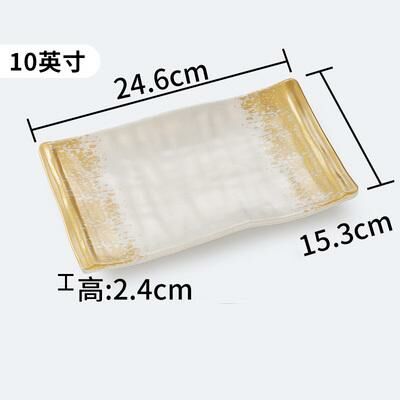 Hot recommended creative melamine tableware restaurant plates and plates (W54010)
