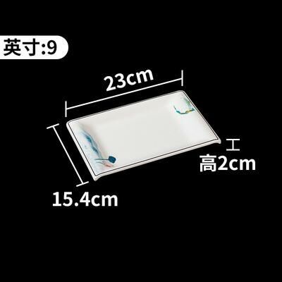 Hot recommended creative imitation porcelain melamine tableware restaurant plates and dishes (34097-9)