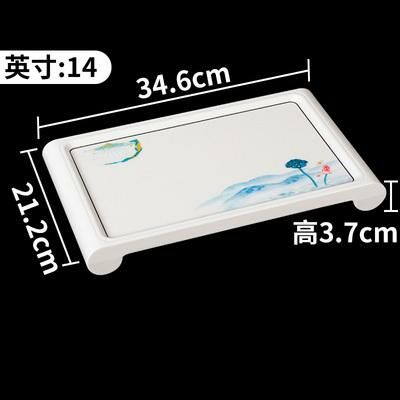 Hot recommended creative imitation porcelain melamine tableware restaurant plates and dishes (34140-14)