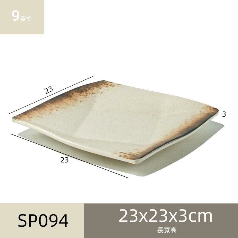 Hot recommended melamine melamine tableware restaurant plate dinner plate dish (SP094)
