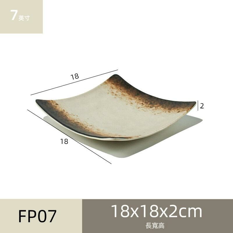 Hot recommended melamine melamine tableware restaurant plate dinner plate (FP07)