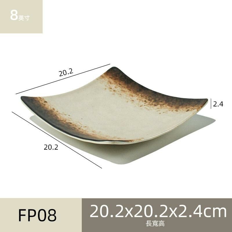 Hot recommended melamine melamine tableware restaurant plate dinner plate (FP08)