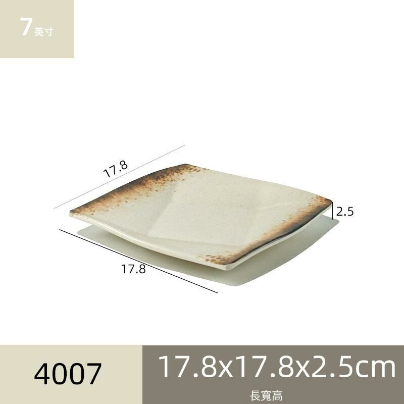 Hot recommended melamine melamine tableware restaurant plates dinner plates (4007)