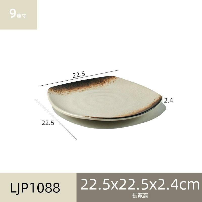 Hot recommended melamine melamine tableware restaurant plates dinner plates (LJP1088)