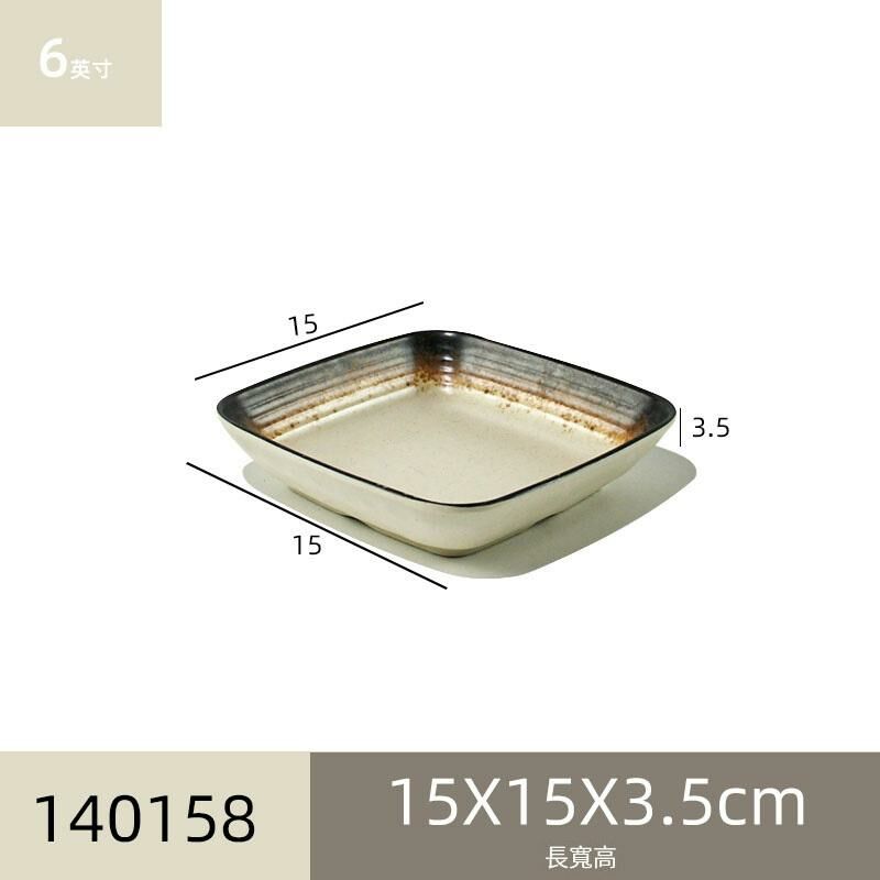 Hot recommended melamine melamine tableware restaurant plates dinner plates (140158)