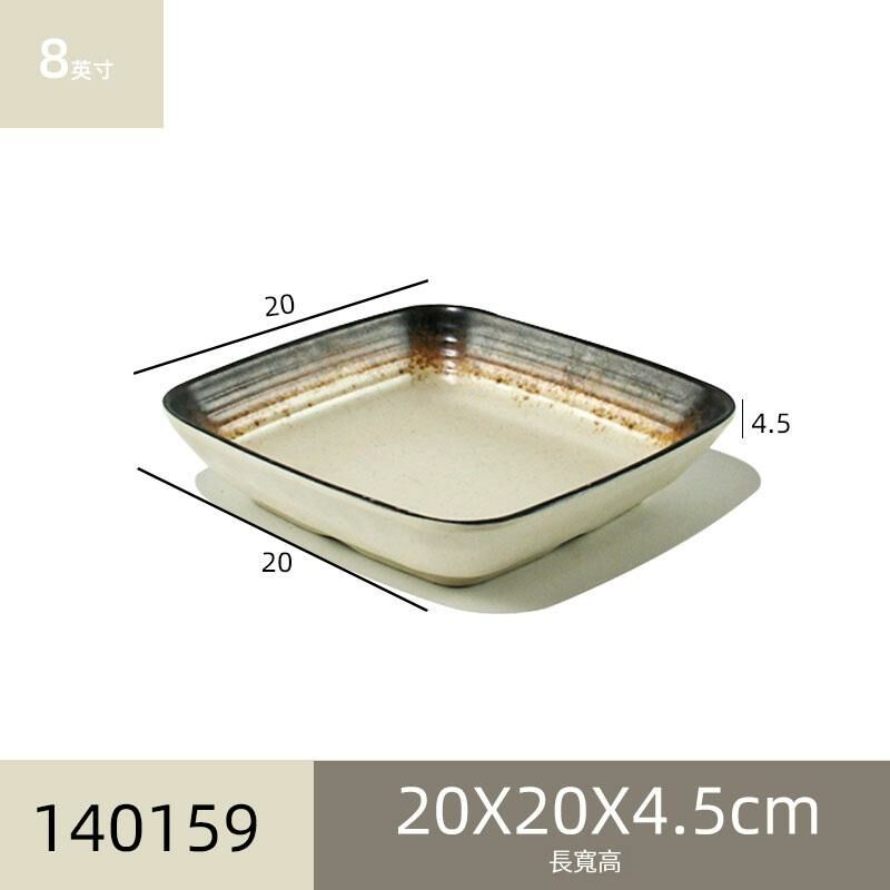 Hot recommended melamine melamine tableware restaurant plates dinner plates (140159)