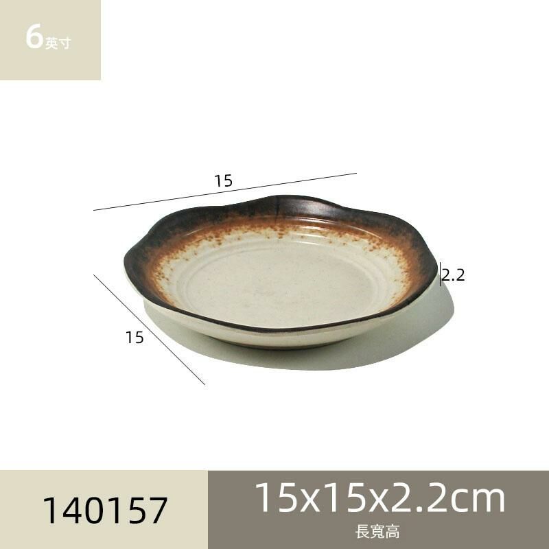Hot recommended melamine melamine tableware restaurant plates dinner plates (140157)