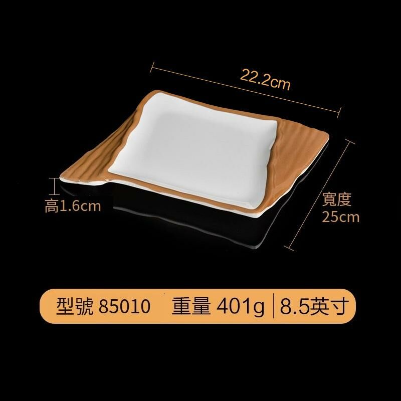 Popular creative melamine tableware restaurant plate dinner plate (85010)