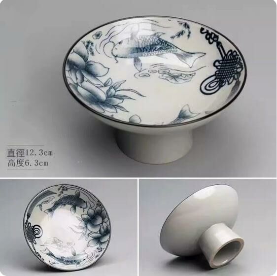 爆款中式水果盤收納盤(魚戲蓮池果盤)