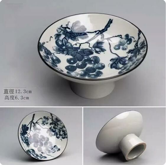 爆款中式水果盤收納盤(多子葡萄果盤)