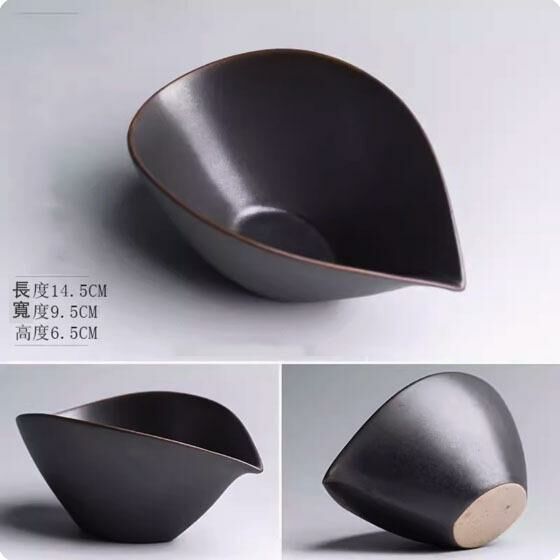 爆款中式水果盤收納盤(水滴·雅黑)
