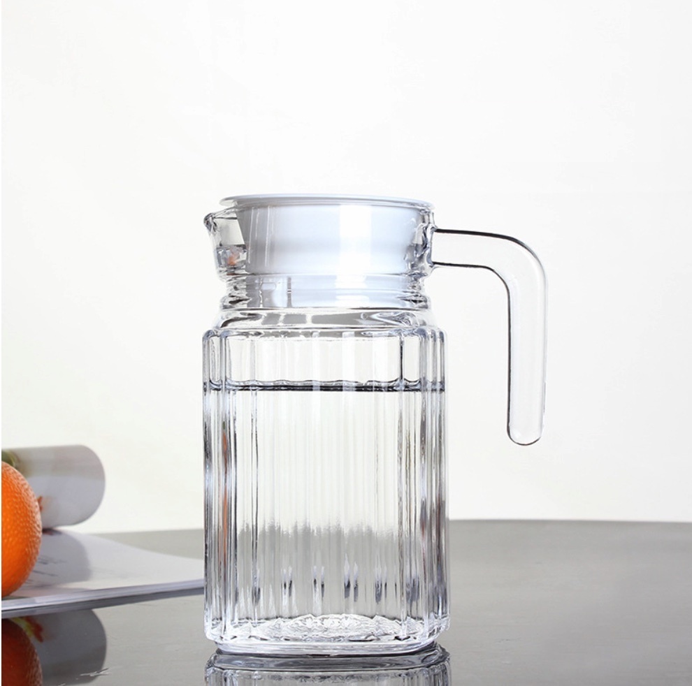 Popular glass cold kettle cold kettle flower teapot (vertical kettle 0.5L-[2 pieces])