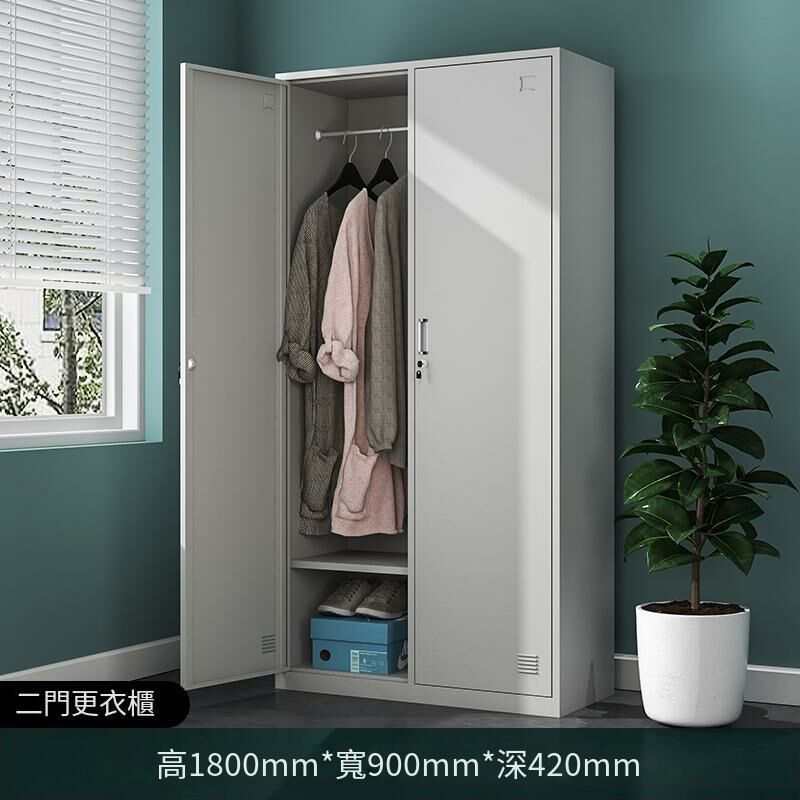 Hot recommendation locker employee locker iron storage cabinet (thickened 2-door locker 1.1mm)