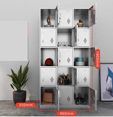 Hot push stainless steel multi-compartment locker (Specification: 304 stainless steel fifteen doors) (Thickness: 1.4mm))