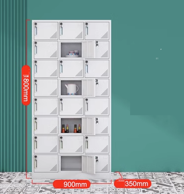 Hot push locker with lock (Specification: twenty-four doors) (Thickness: 2.8mm))